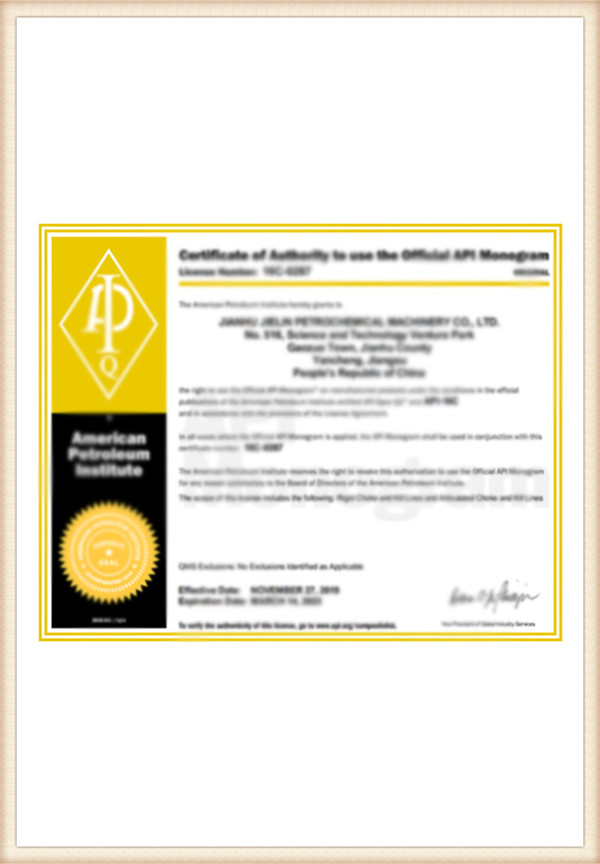 API&ISO certification3